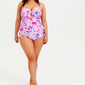 Torrid Tie Dye 2 piece Bathing Suite